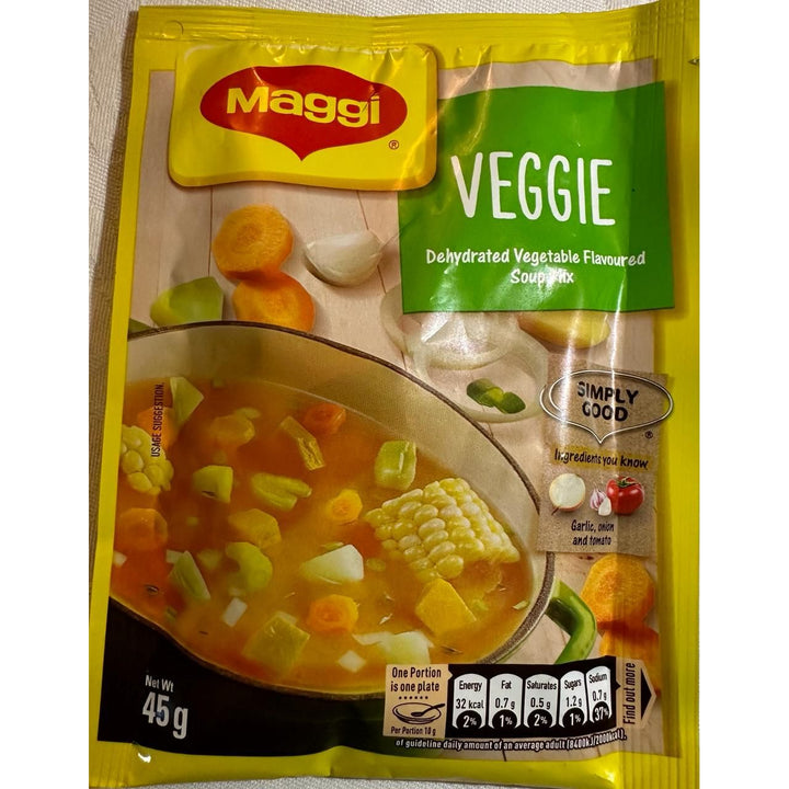 maggi dehydrated vegetable flavor soup mix