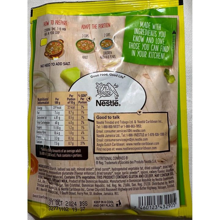 maggi dehydrated vegetable flavor soup mix